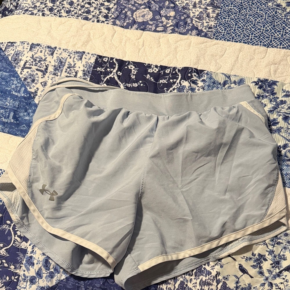 Under Armour Sky Blue Running Shorts